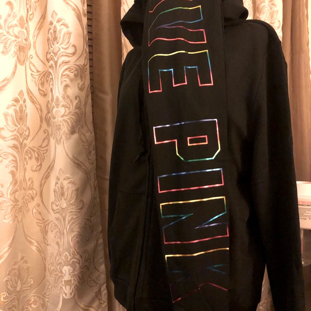 2PC Victoria secret pink rainbow foil set🌈🌈🌈🌈